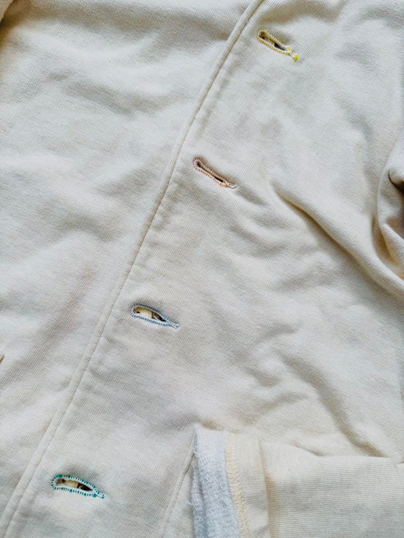 45rpm コットンジャケット　スウェット　カーディガン