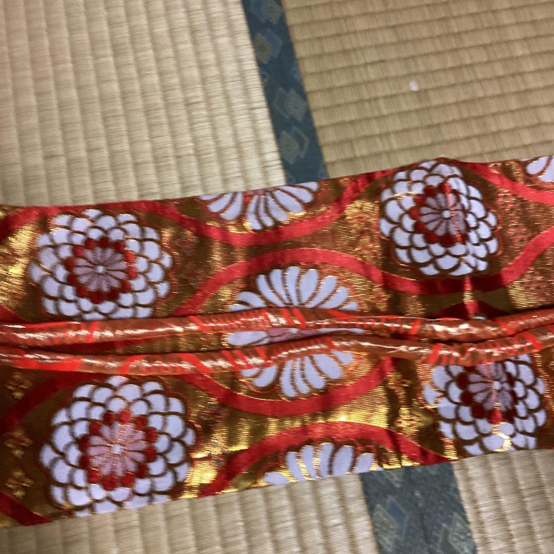 七五三　7歳フルセット　返品不可商品。帯幅19センチ　草履21センチ