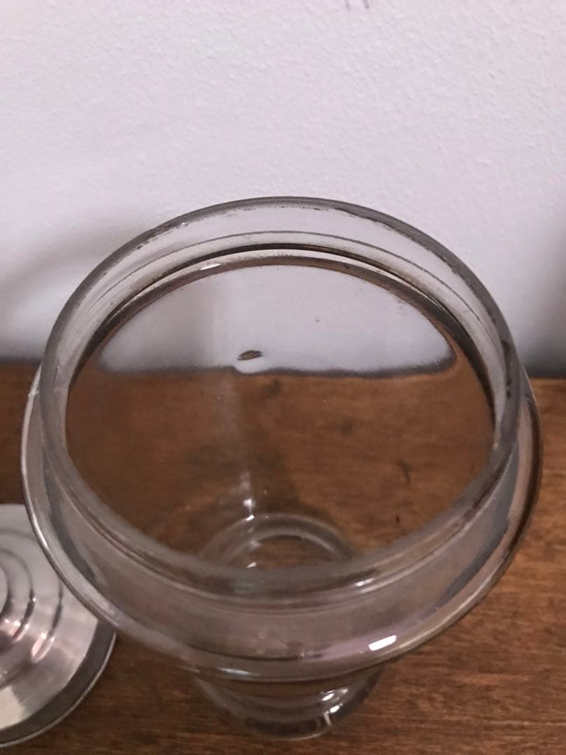 戦前 希少 昭和 瓶 ガラス瓶 脚付き 気泡 古ガラス 古道具 アンティーク