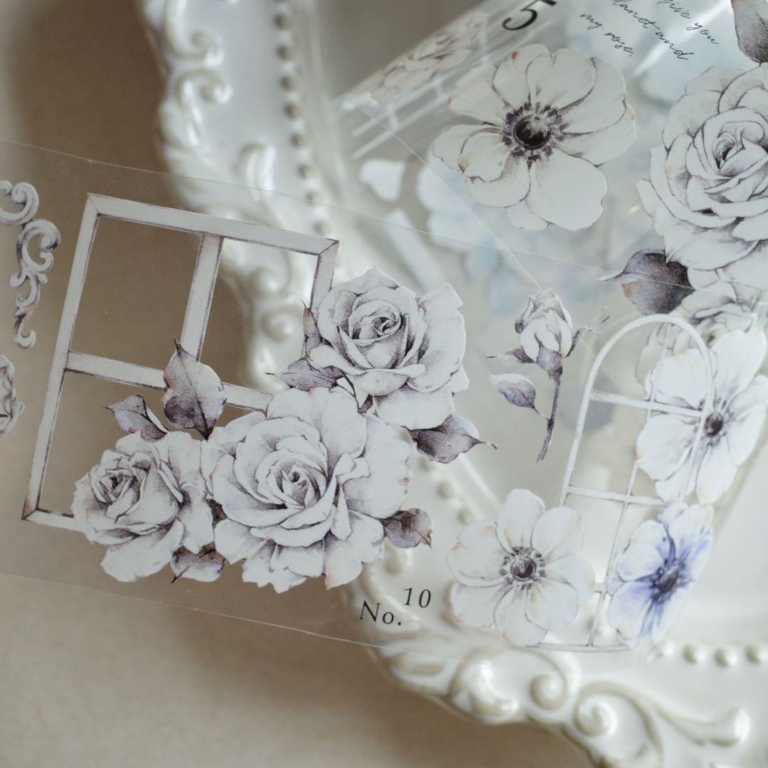 壹洱原创《花庭旧梦》海外マスキングテープ　マステ 【1776】