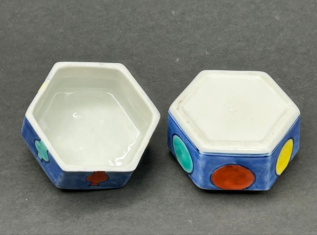 陶器　京焼　高野　昭阿弥　茶道具　香合　瓢箪　琵琶