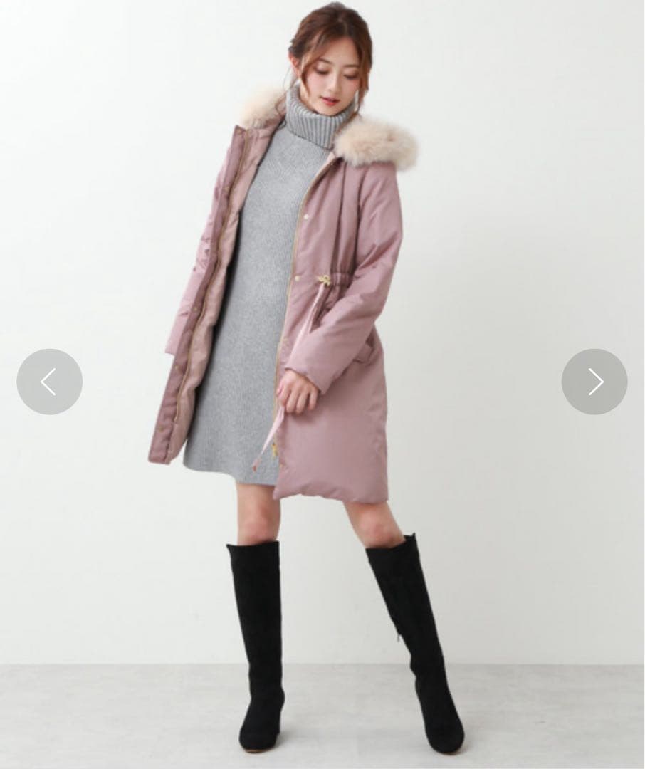 ジルバイジルスチュアート　ミリタリーリバーシブルコート