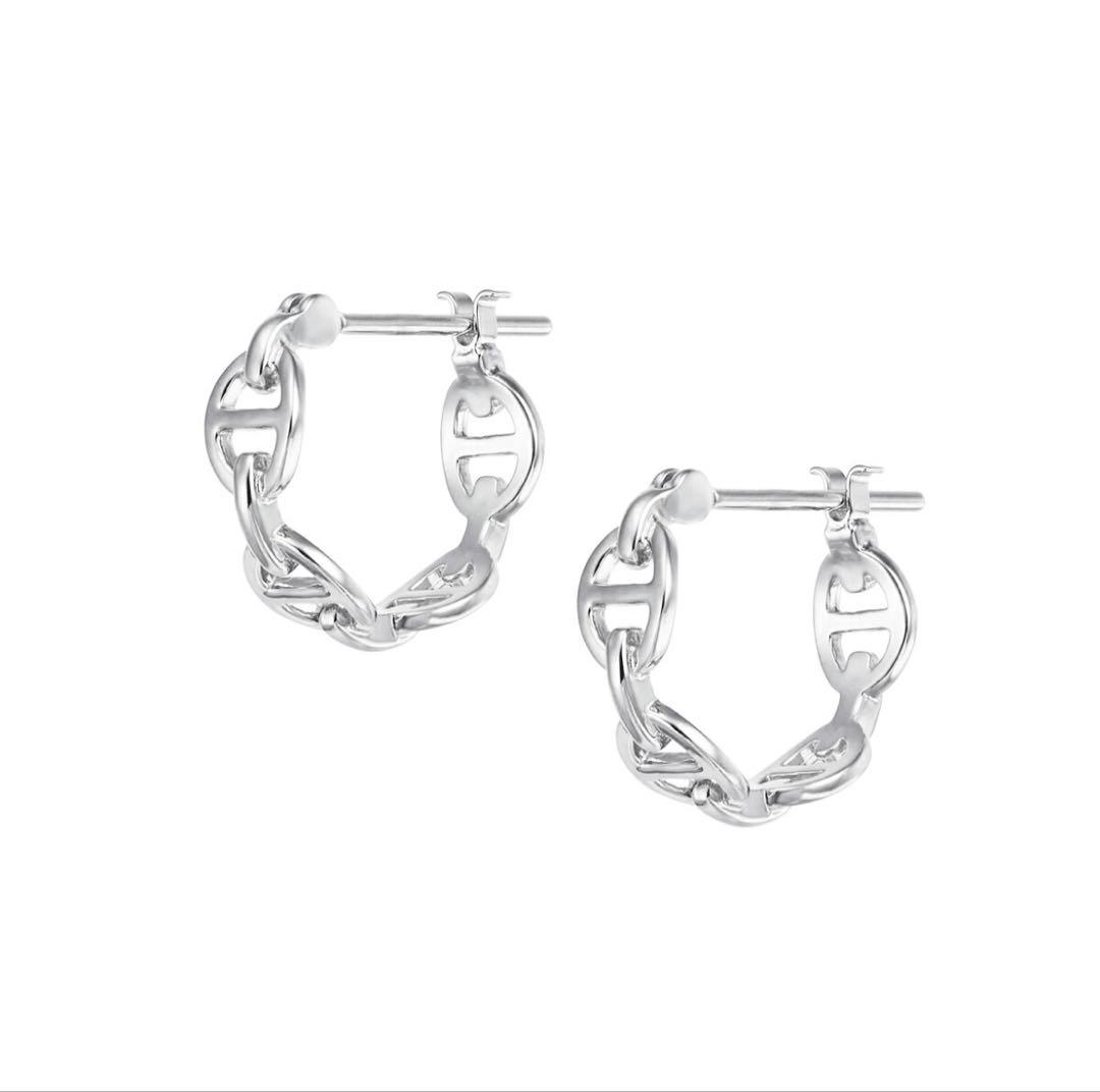 TSUTSUMI ピアス K10ホワイトゴールド