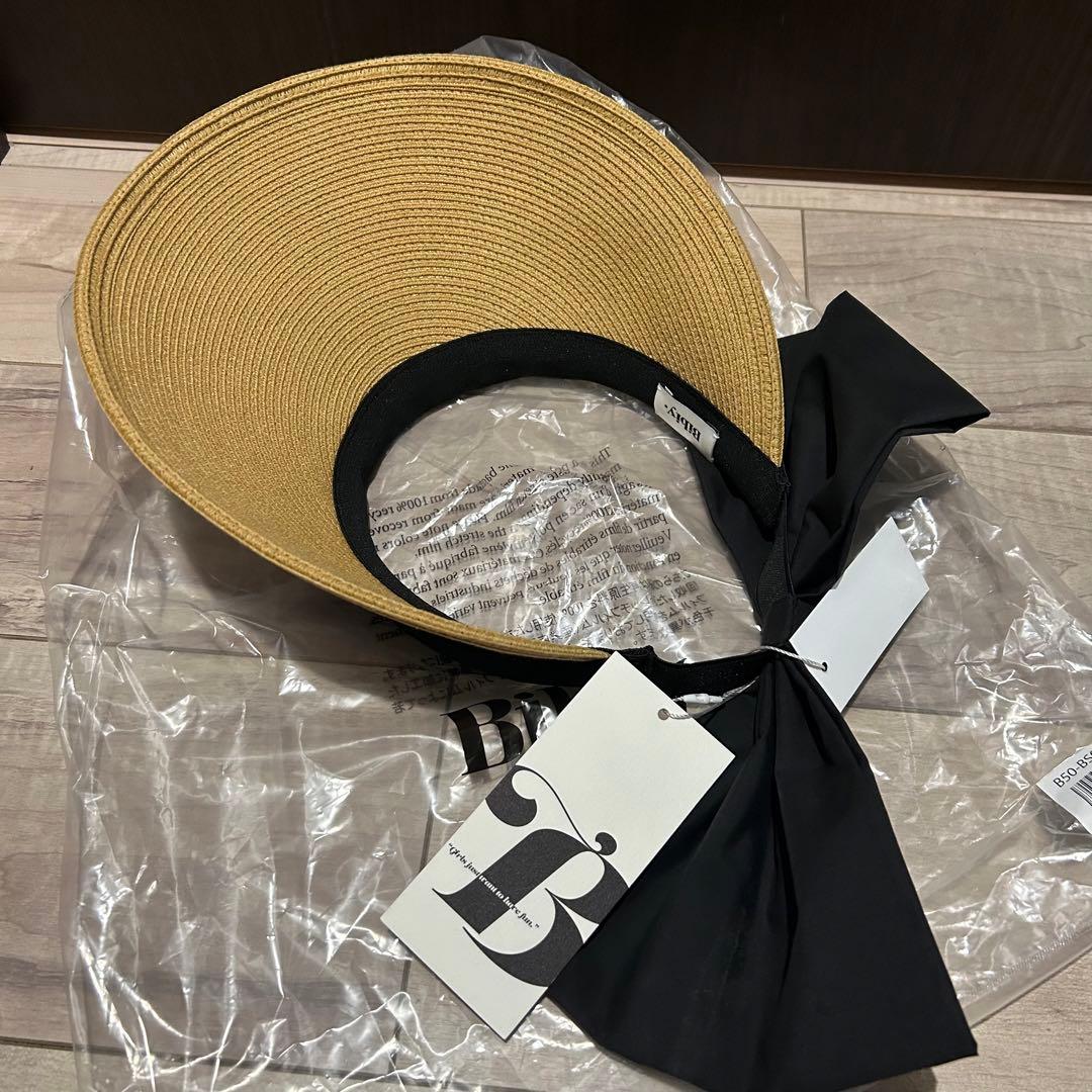 Bibiy. B. STAR SUN HAT ストローハット　麦わら帽子