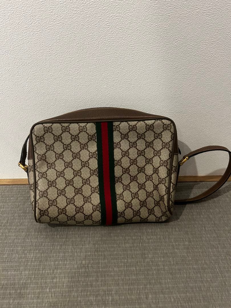 美品　GUCCI　グッチ　オールドグッチ　シェリーライン　ショルダーバッグ　レア