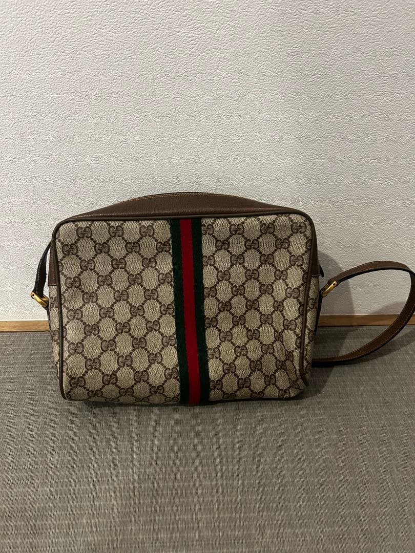 美品　GUCCI　グッチ　オールドグッチ　シェリーライン　ショルダーバッグ　レア