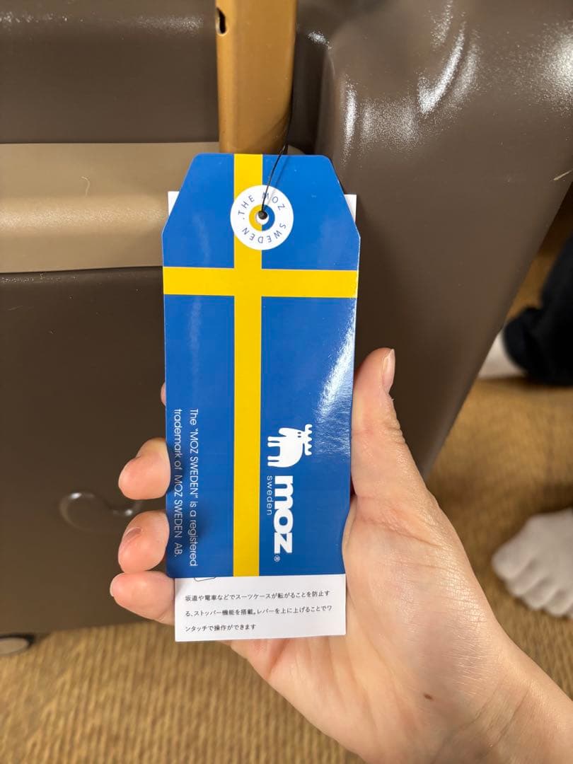 moz ブラウン トラベルバッグ