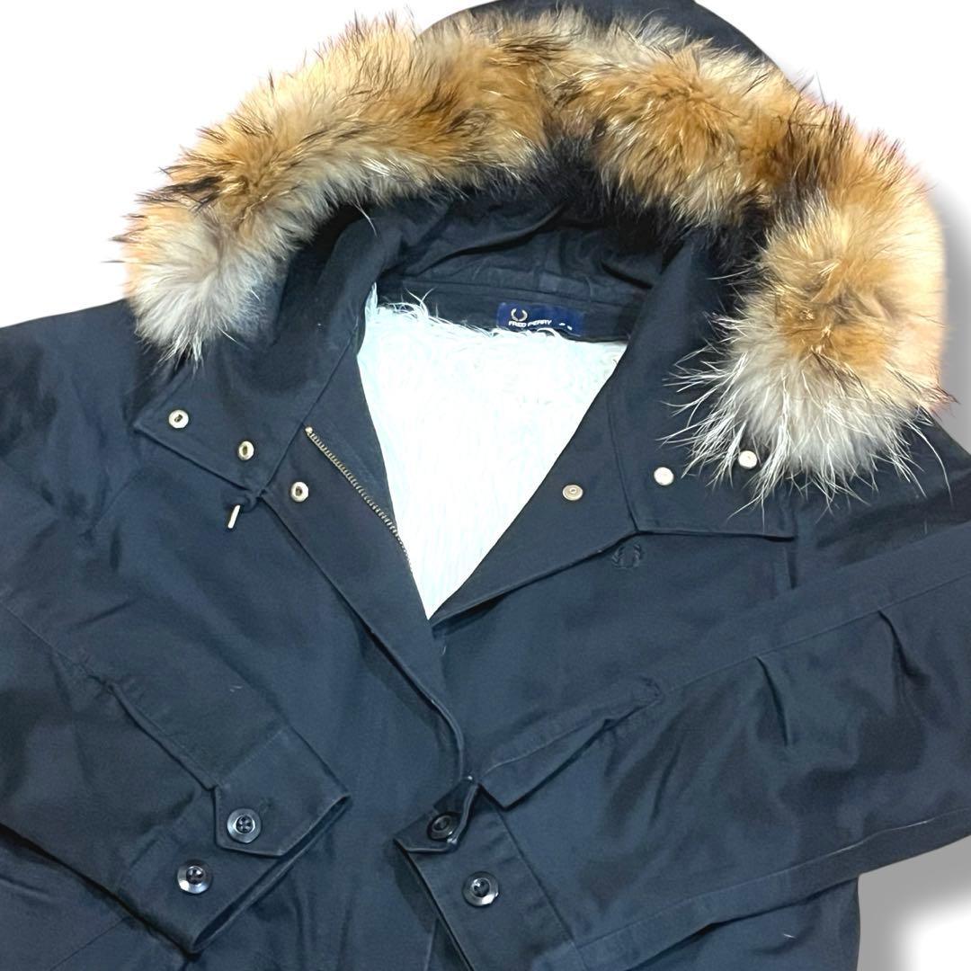 【さと】ラグーン付き ボアライナー付き FRED PERRY モッズコート