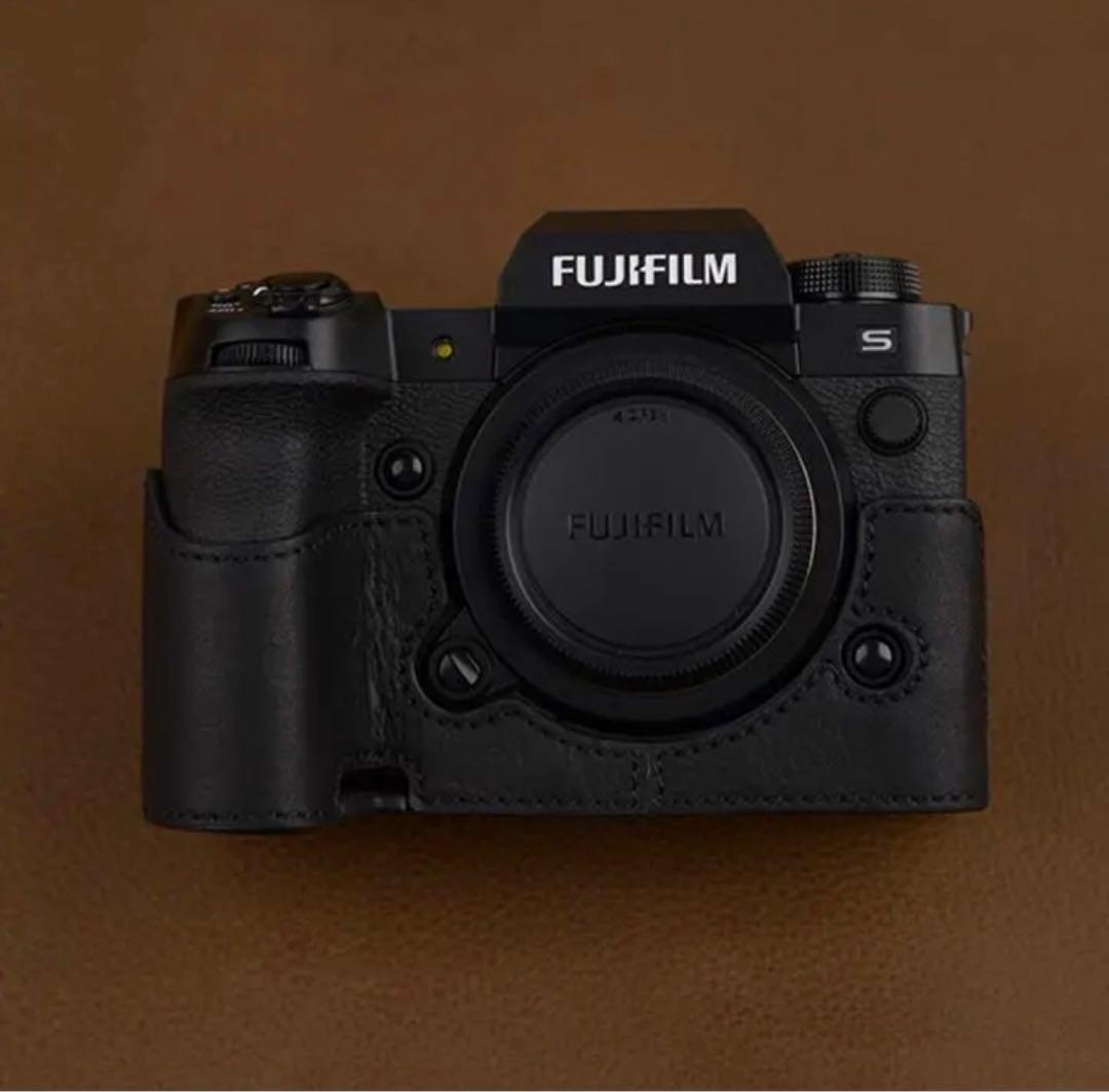 新品 本革カメラケース 富士フイルム FUJIFILM xh2/XH2S用