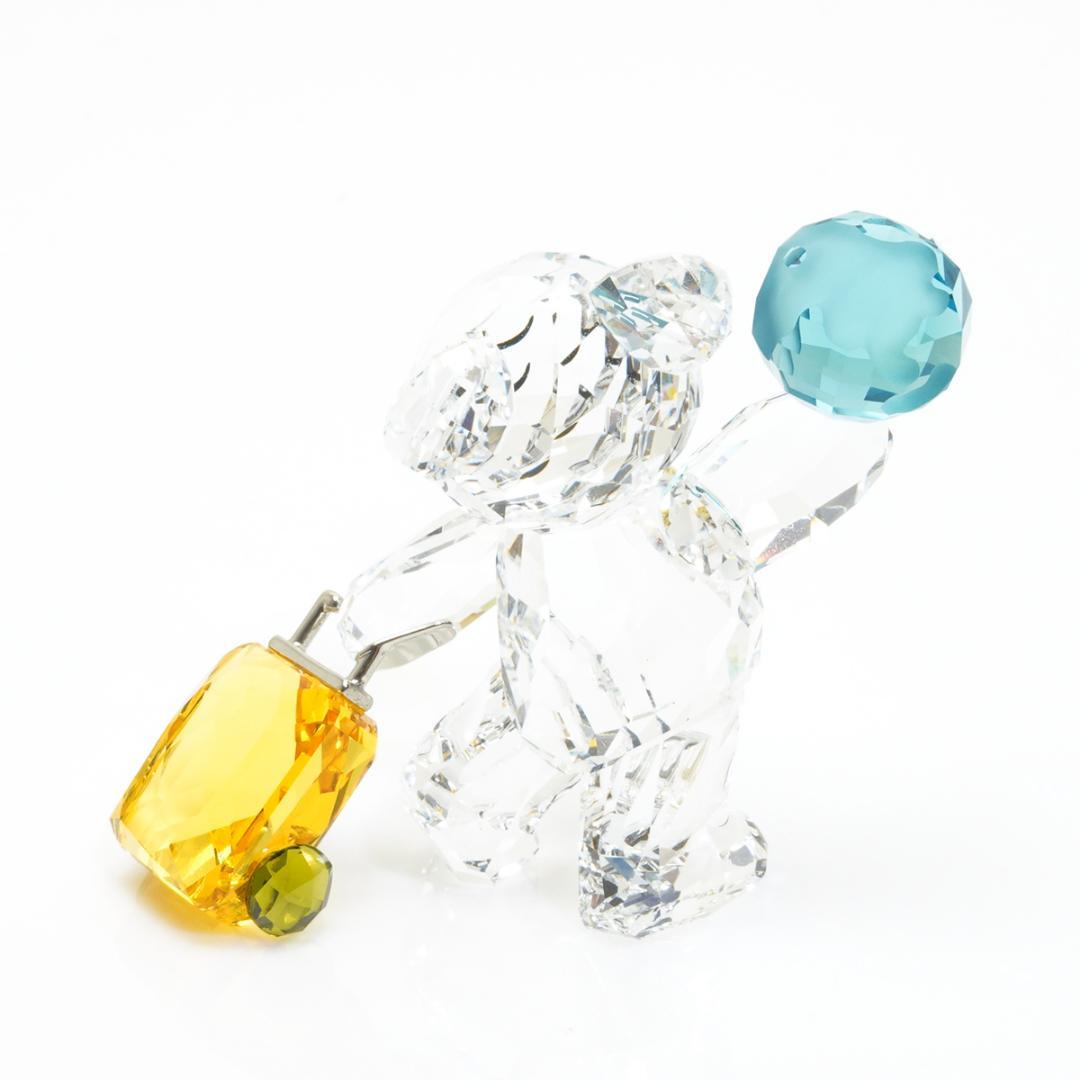 SWAROVSKI クリスベア 置物 travel the World 旅行