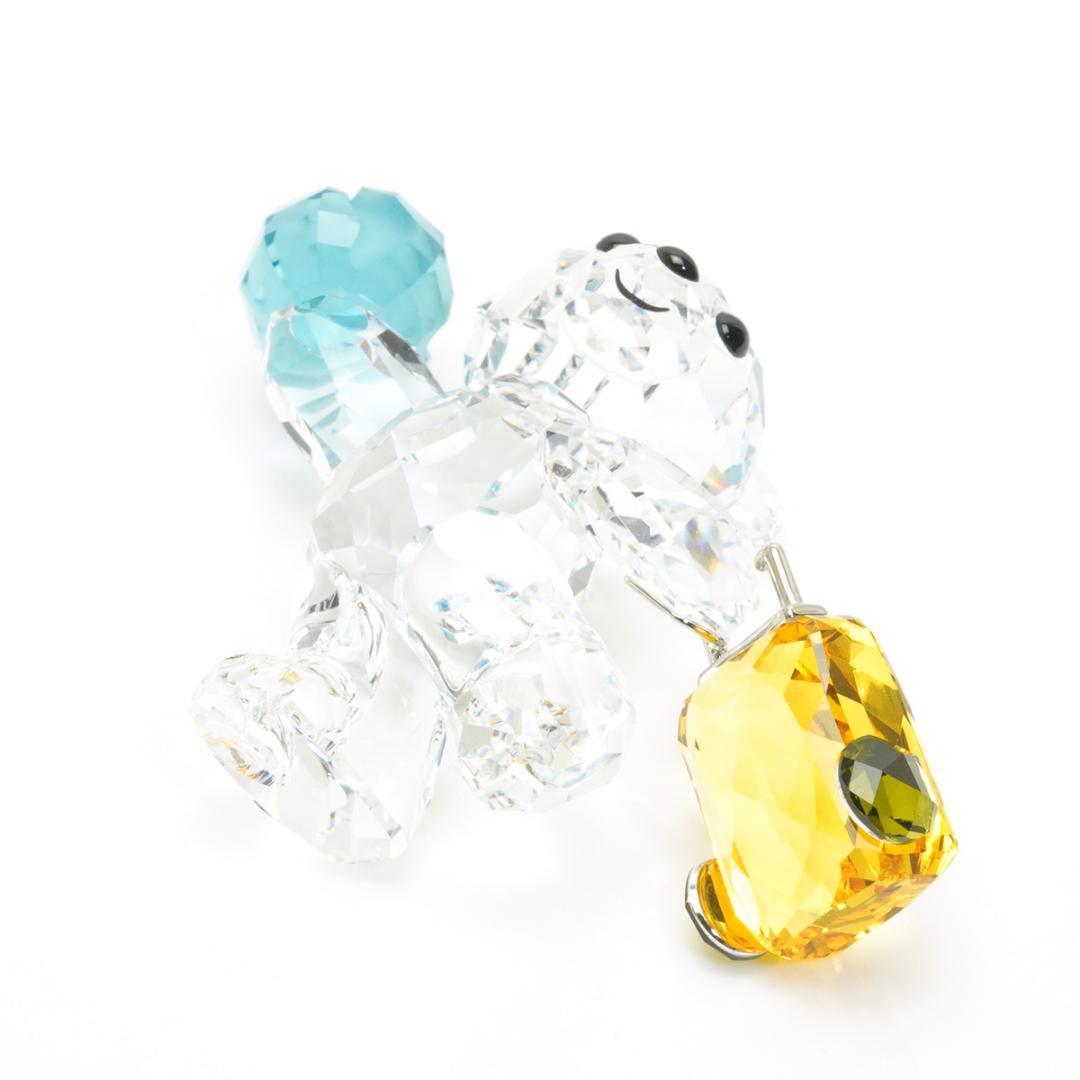 SWAROVSKI クリスベア 置物 travel the World 旅行