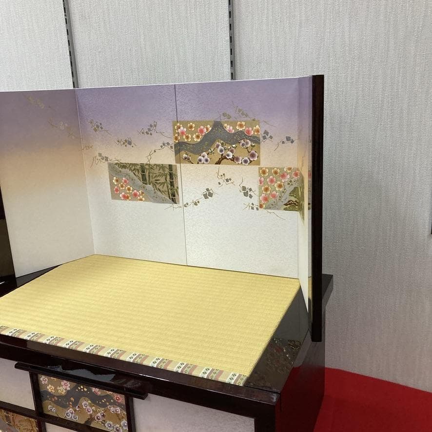 G1 雛人形　収納用台屏風のみ　雛飾り台と屏風のみ　雛飾り台　雛祭り台