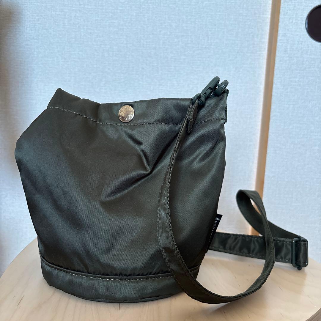 MACKINTOSH × Porter ドロストショルダーバッグ　カーキ