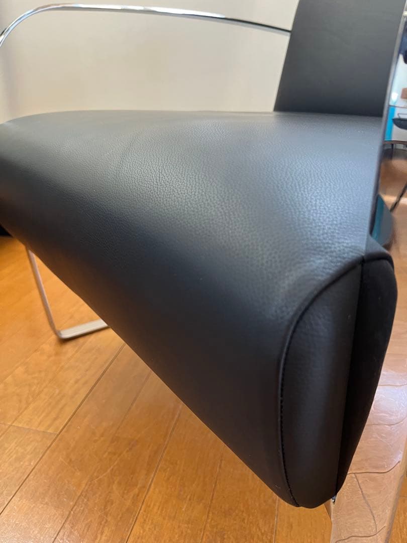 アメリカ　ラザール　本革ラウンジチェア　② ミッドセンチュリー　アールデコ　美品