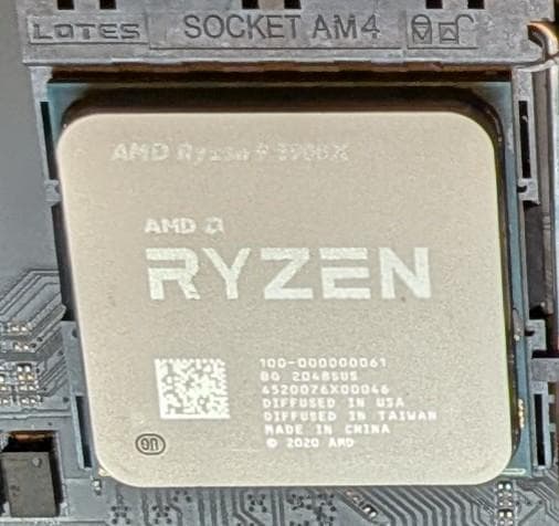 AMD Ryzen 9 5900X 動作確認済