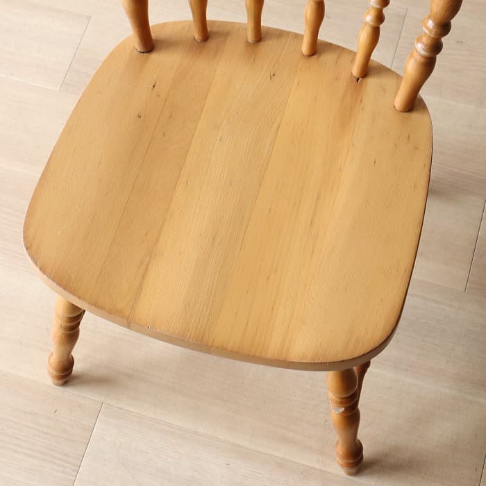 アンティーク 飛騨の家具 小ぶり ウィンザーチェア ブナ材 北欧風 無垢材①