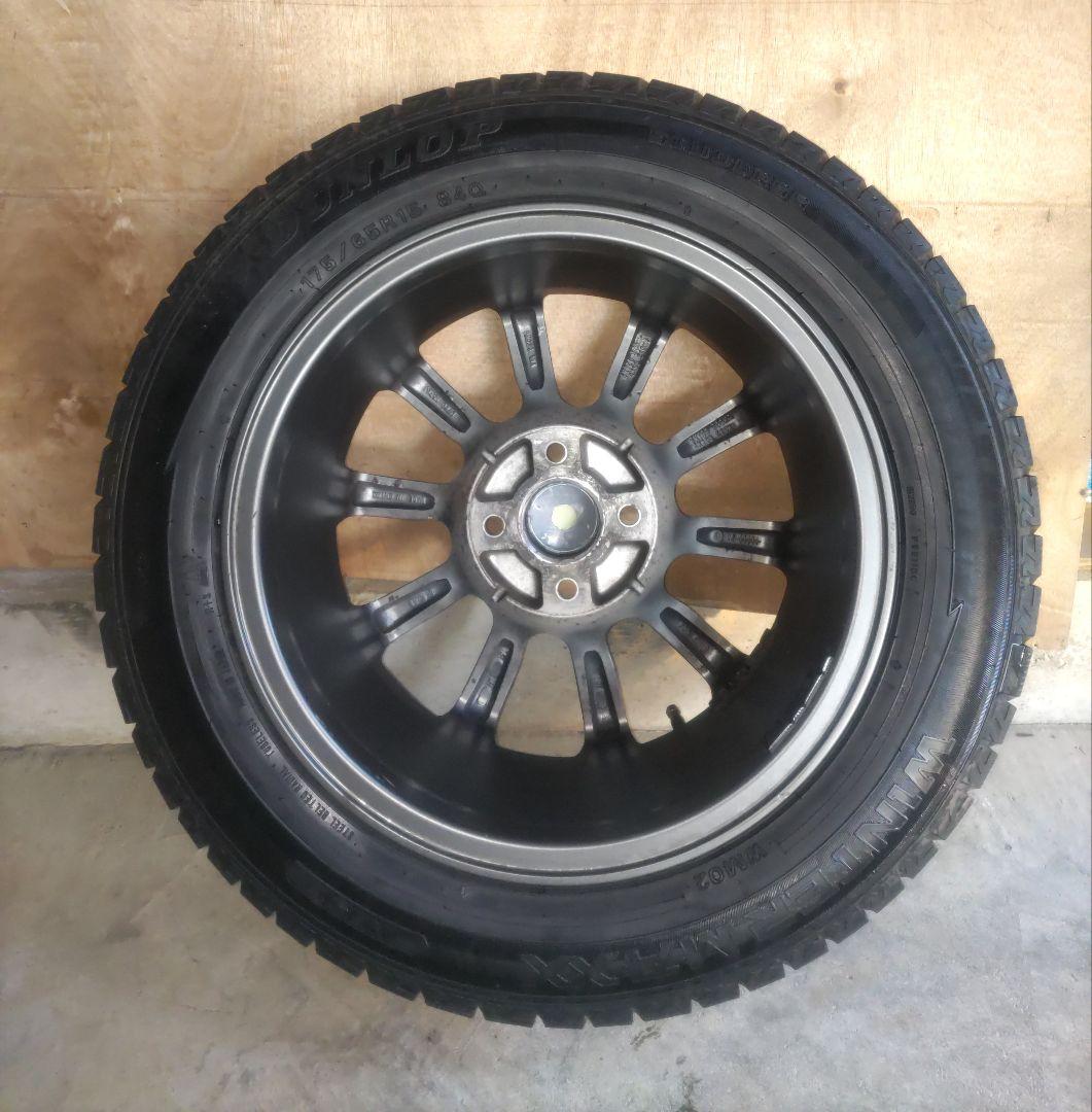 スタッドレスタイヤ付きホイール4本セットEUROTECH 175/65R15