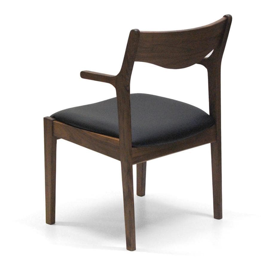 DZ DC MNC　4脚　肘付ダイニングチェア　アームチェア　ブラウン＊ブラック