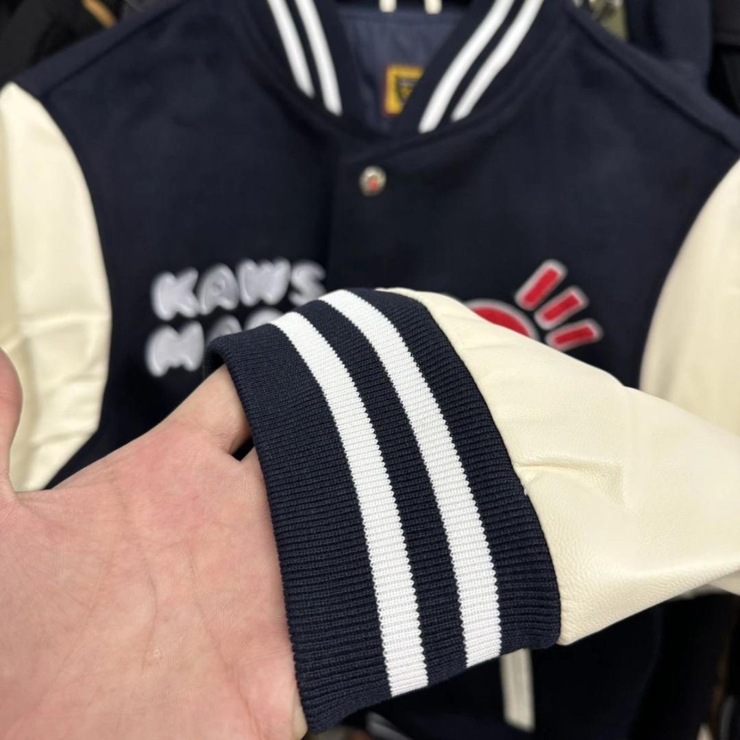 Human made KAWAS MADE スタジャン ネイビー Mサイズ