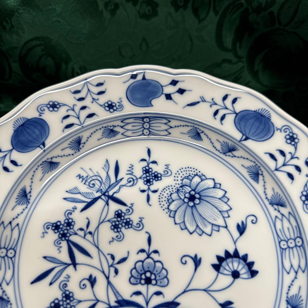 ★マイセン★ブルーオニオン★プレート25㎝★新品未使用★一級品★