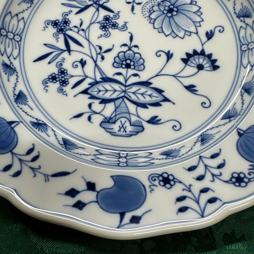 ★マイセン★ブルーオニオン★プレート25㎝★新品未使用★一級品★