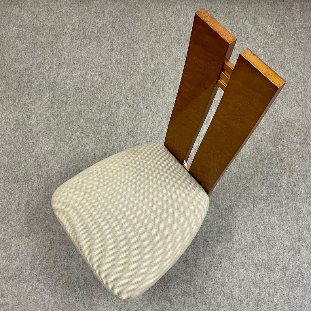 大塚家具【松創】(府中) ダイニングチェア \"バーズアイメイプル\" No.4