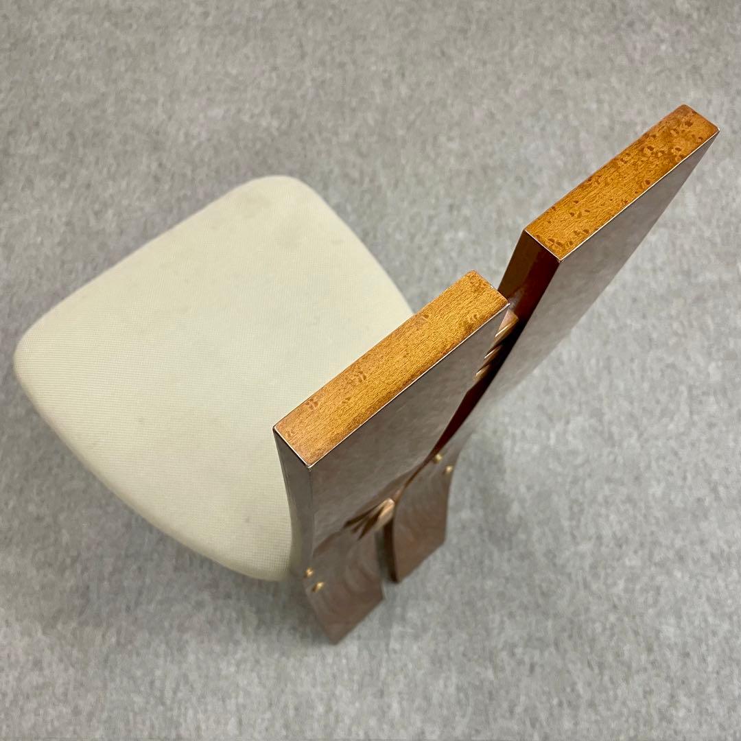 大塚家具【松創】(府中) ダイニングチェア \"バーズアイメイプル\" No.4