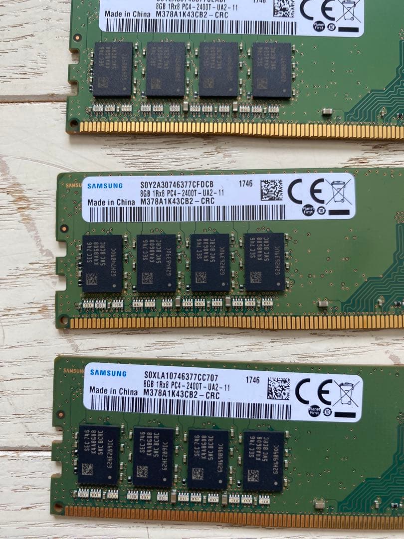 Samsung DDR4 メモリ 8GB×4枚セット