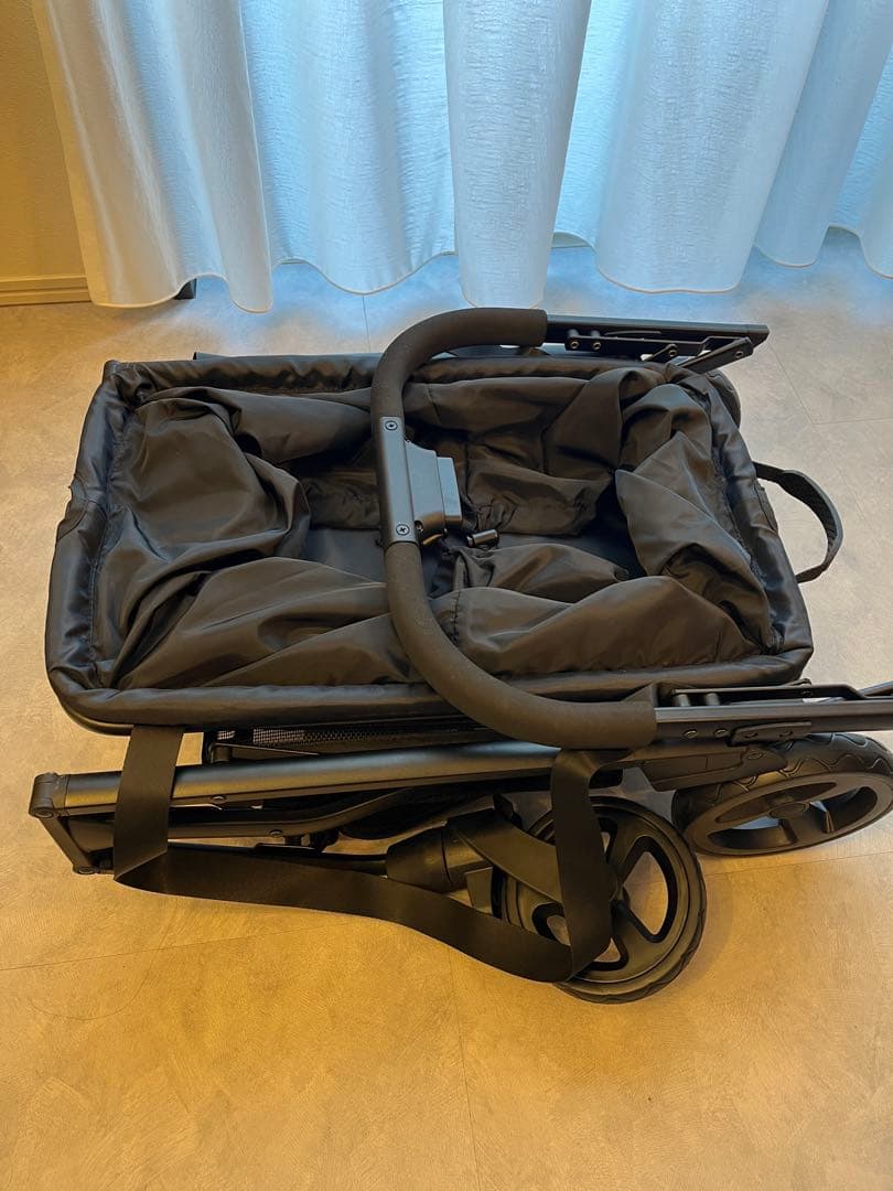 ECOC 折りたたみ式ショッピングカート ブラック