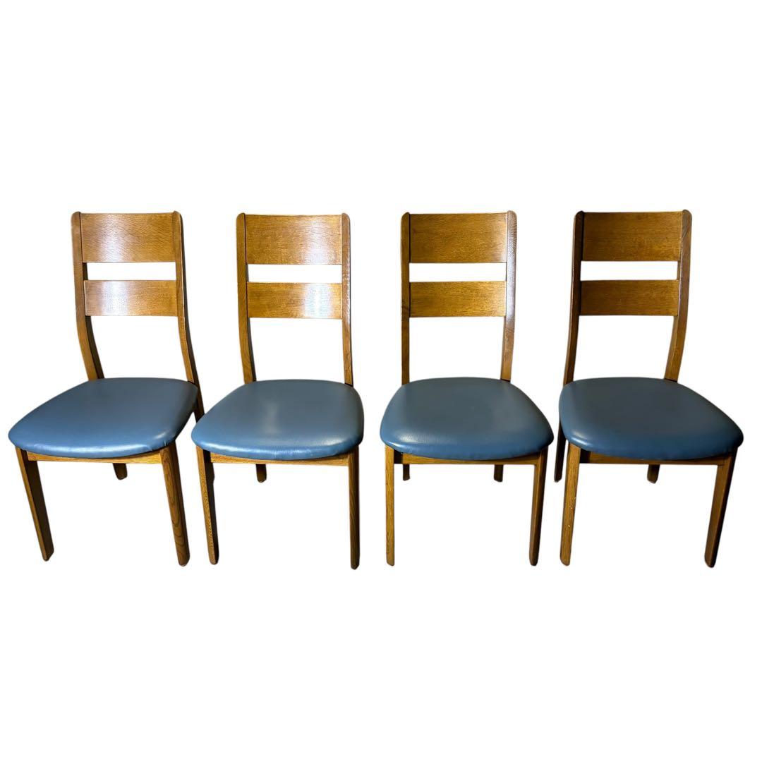 極美品 飛騨産業 ダイニングチェア キツツキマーク 2脚セット②