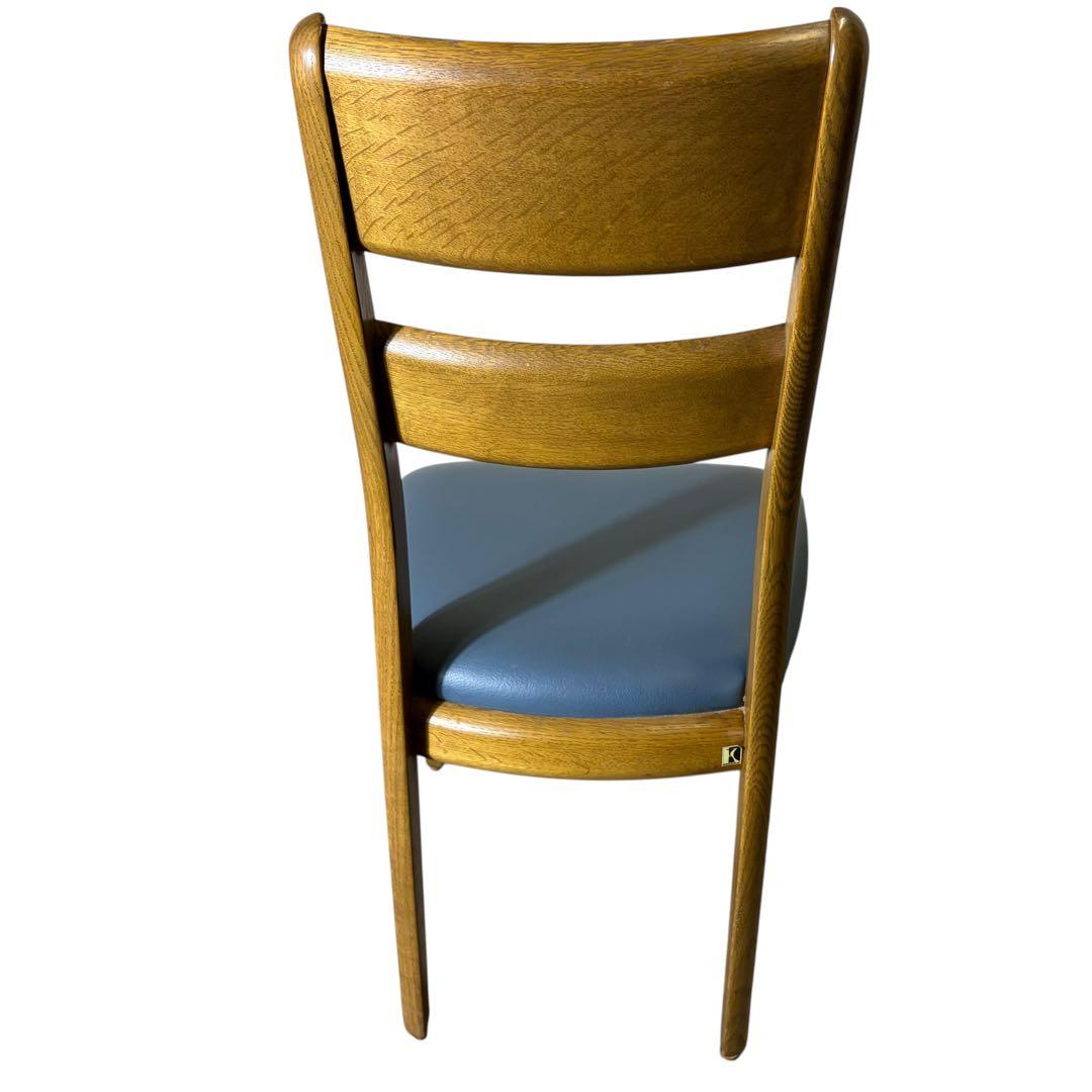 極美品 飛騨産業 ダイニングチェア キツツキマーク 2脚セット②