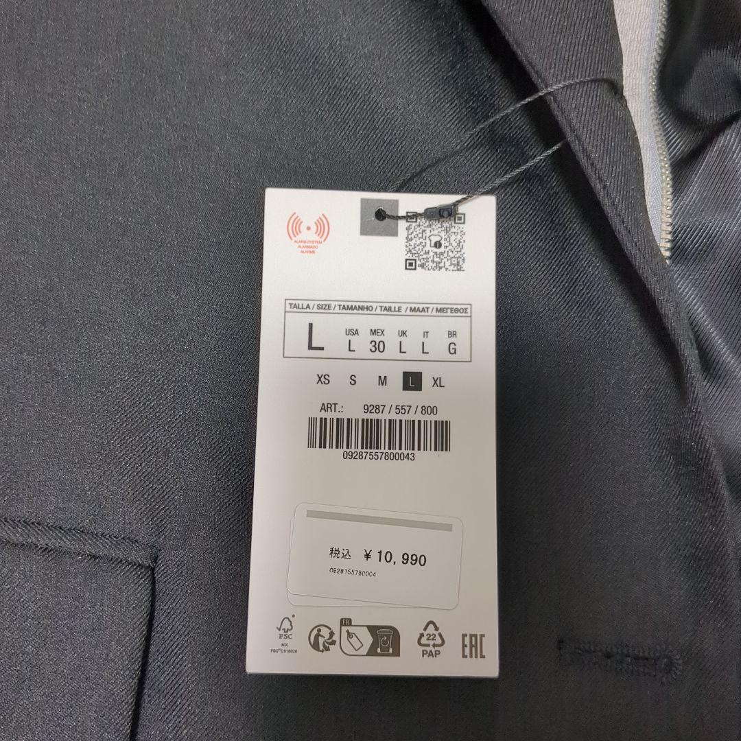 【新品未使用タグ付き】ZARA フード付きジャケット Lサイズ