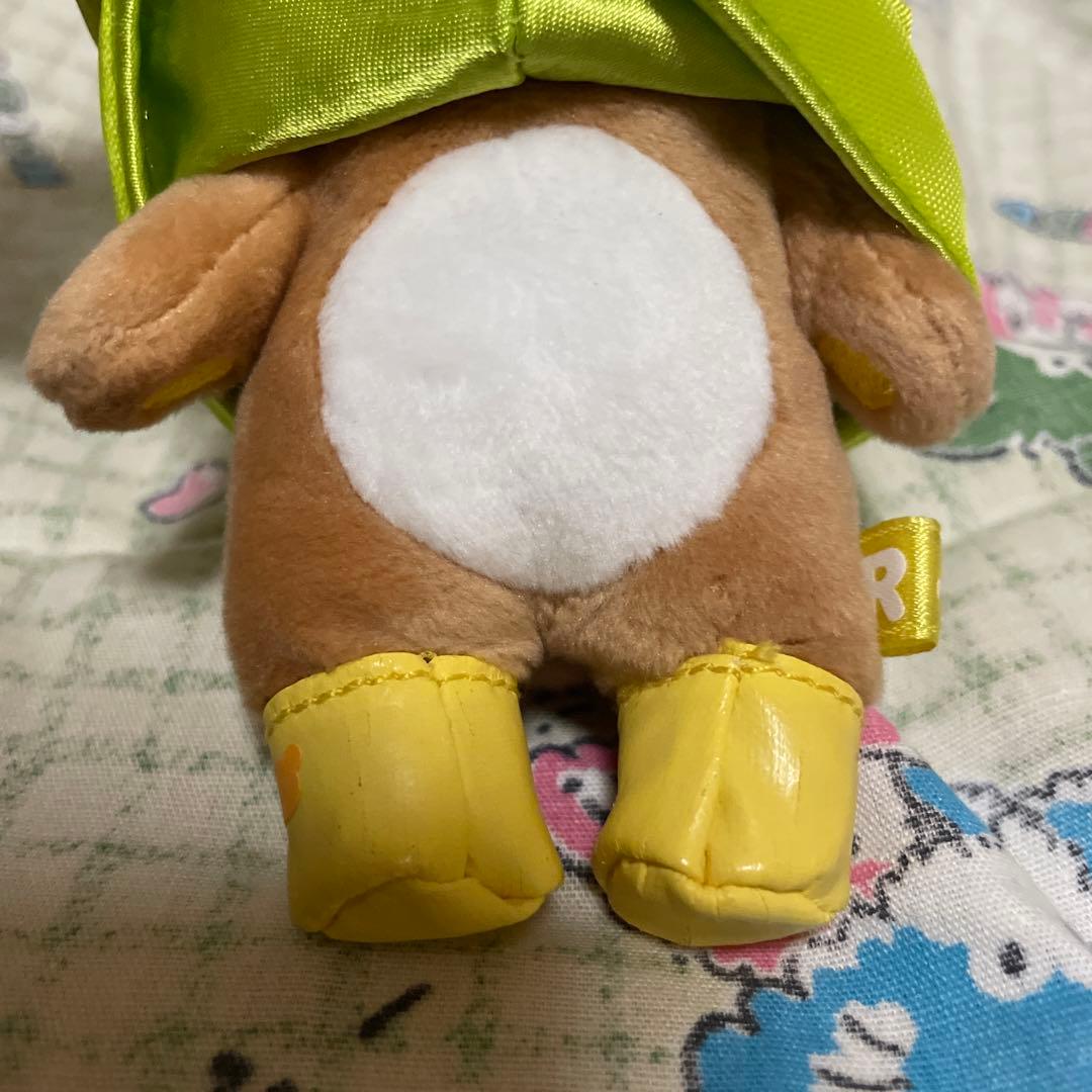 リラックマ　カエルレインコート　ぬいぐるみ リラックローゼット　san-x