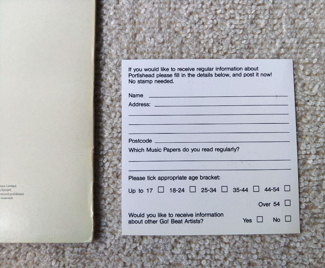 Portishead ポーティスヘッド LPレコード