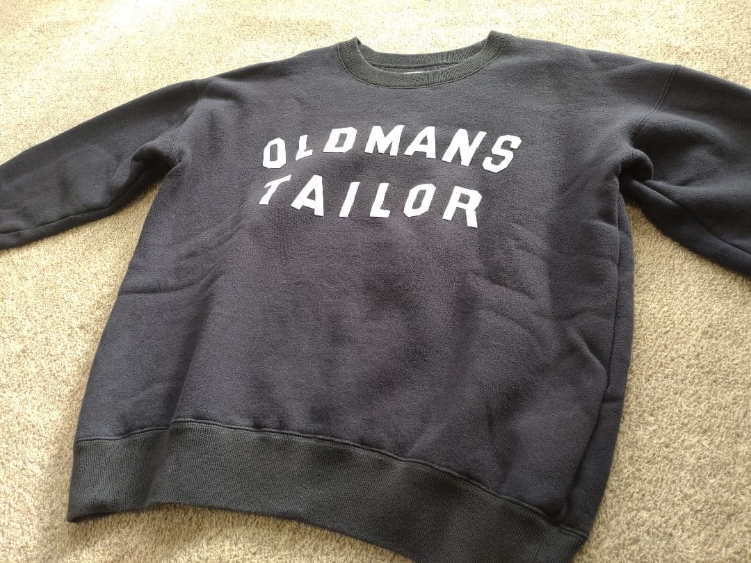 OLDMANS TAILOR 　オールドマンズテーラー　トレーナー　ネイビー