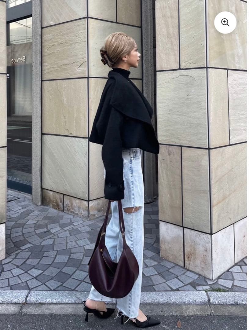 ジャケット・アウター Diante BIG COLOR SHAGGY JACKET