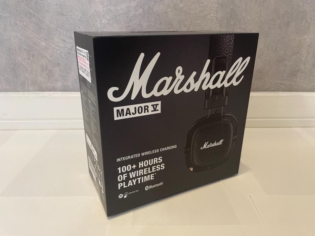 超美品 Marshall ワイヤレスヘッドフォン MAJOR V ブラック_12