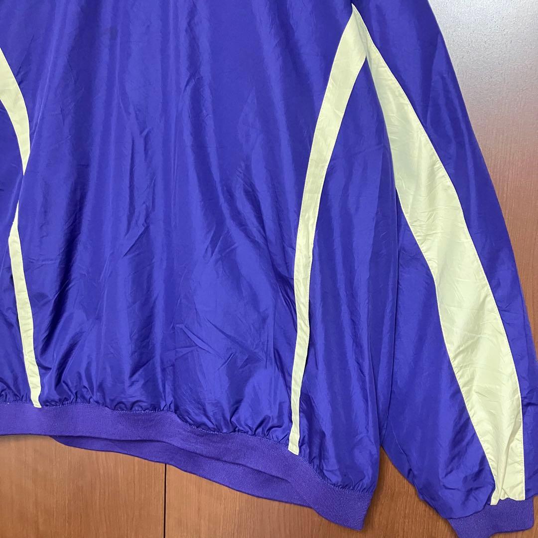 NIKE ナイキ　00s ナイロンプルオーバー　カレッジロゴ　刺繍　3XL