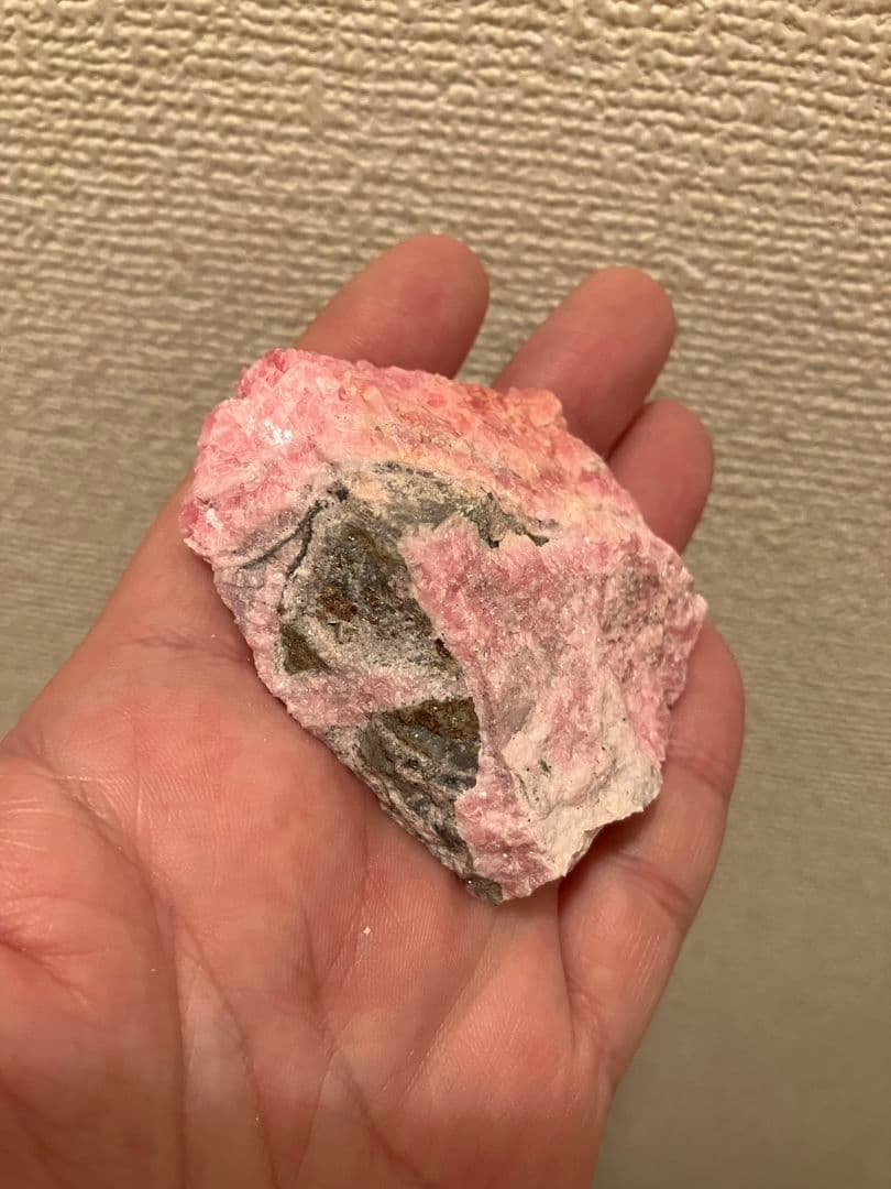 高品質‼️結晶パキパキ‼️　北海道稲倉石鉱山産　ロードクロサイト原石