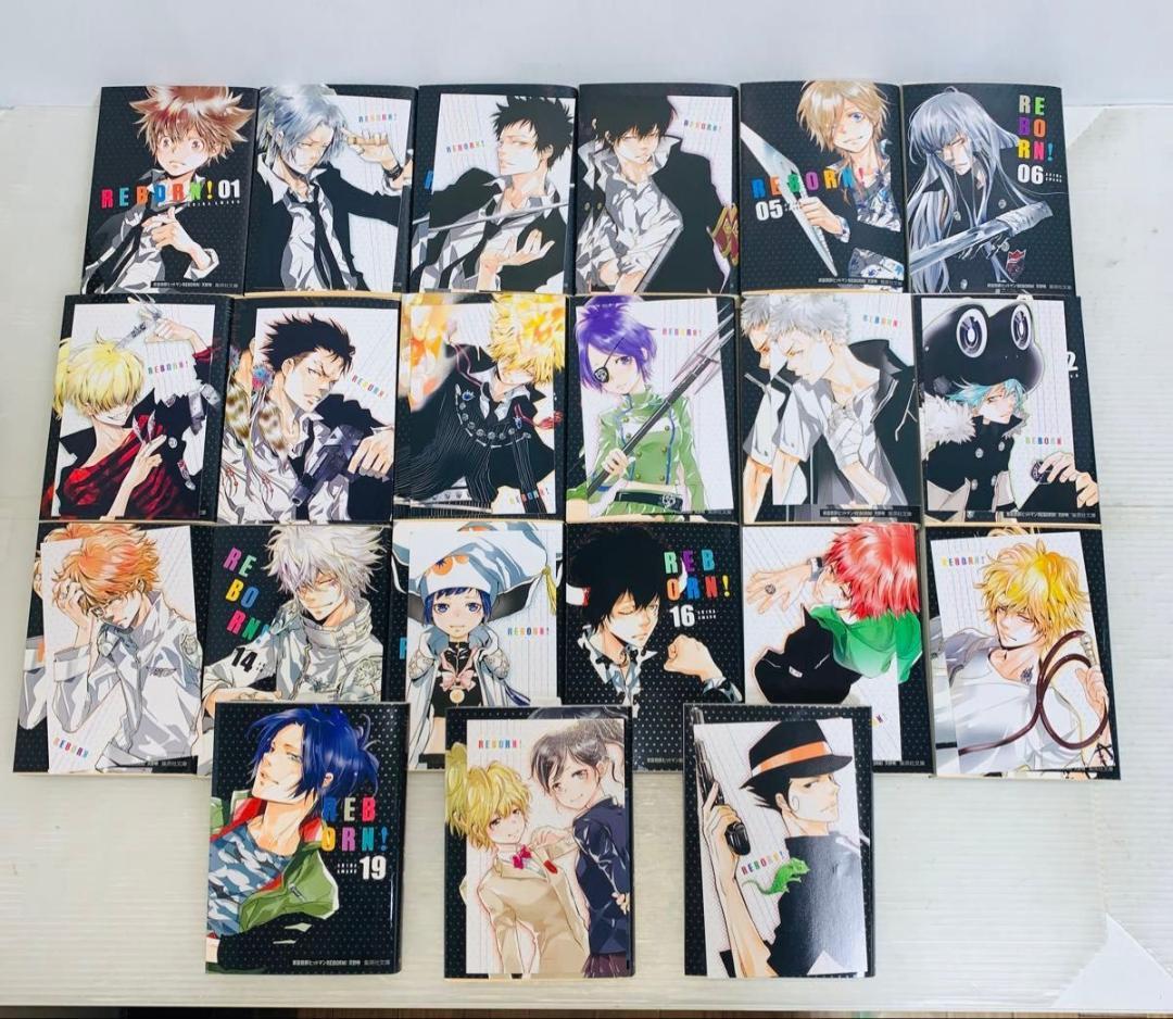 文庫版 家庭教師ヒットマンreborn 全巻セット 1-21巻 収納BOX付