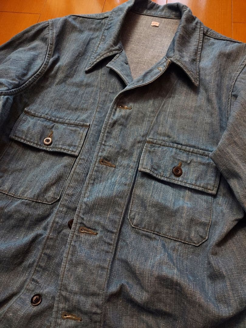 ありん　outil veste caen(インディゴ) サイズ2