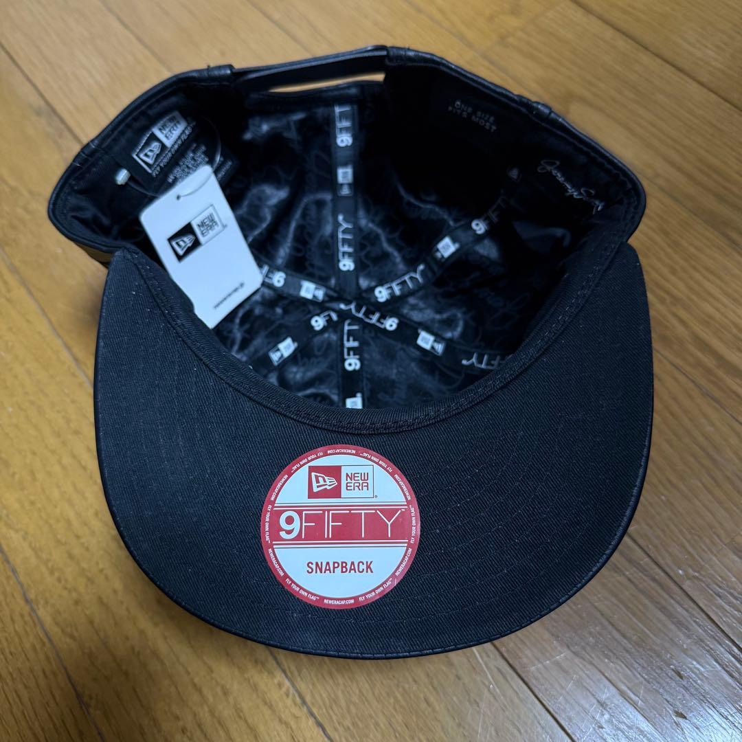 new era jeremy scott レザー キャップ 新品タグ付き