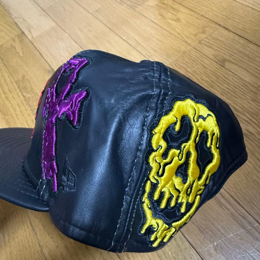 new era jeremy scott レザー キャップ 新品タグ付き
