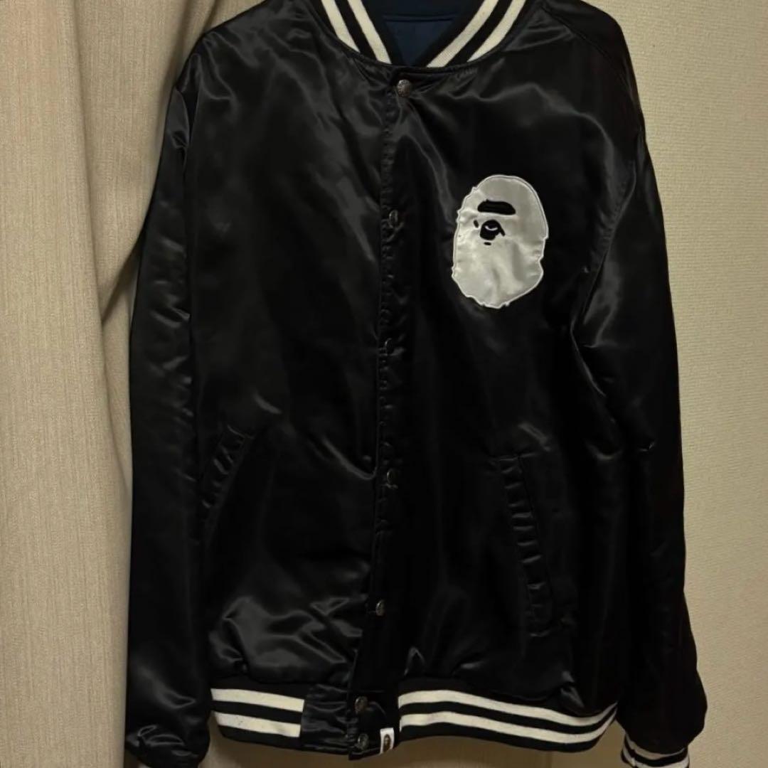 A BATHING APE ブラックスタジャン リバーシブル ジャケット