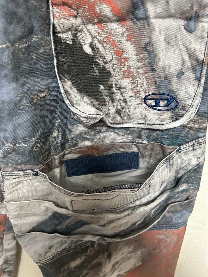 DIESEL /P-MIRT プリントカーゴジョガーパンツ/size38