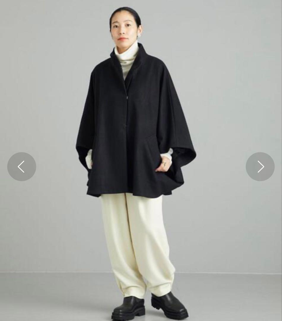 美品✨MARWUNITED ARROWS ポンチョコート ポンチョ ブラック