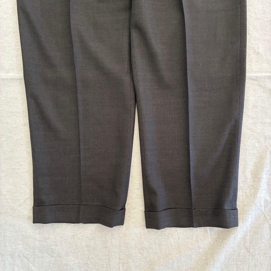 スーツセットアップ ダブルブレスト 3B ダークブラウン ウール混 成人式