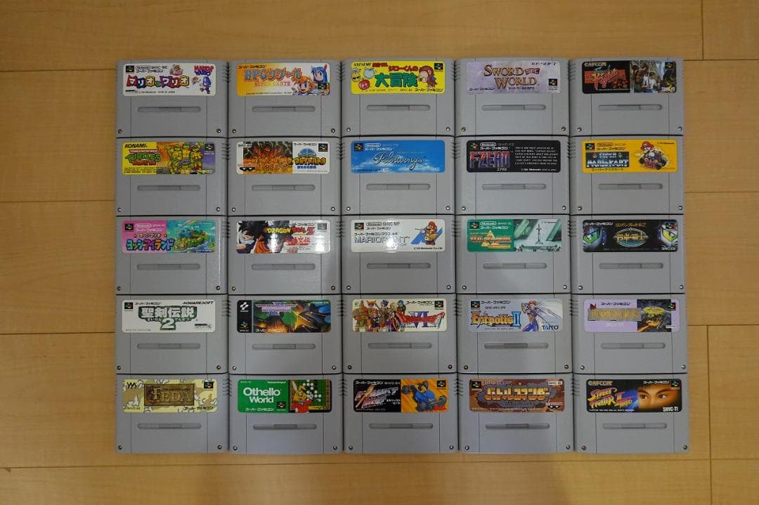 スーパーファミコンソフト　52本セットまとめ売り