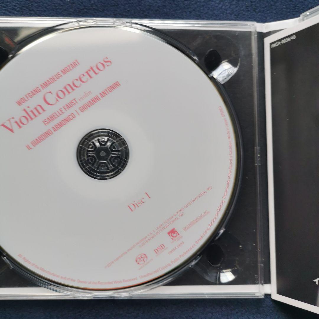 SACD　 モーツァルト : ヴァイオリン協奏曲全集 イザベル・ファウスト