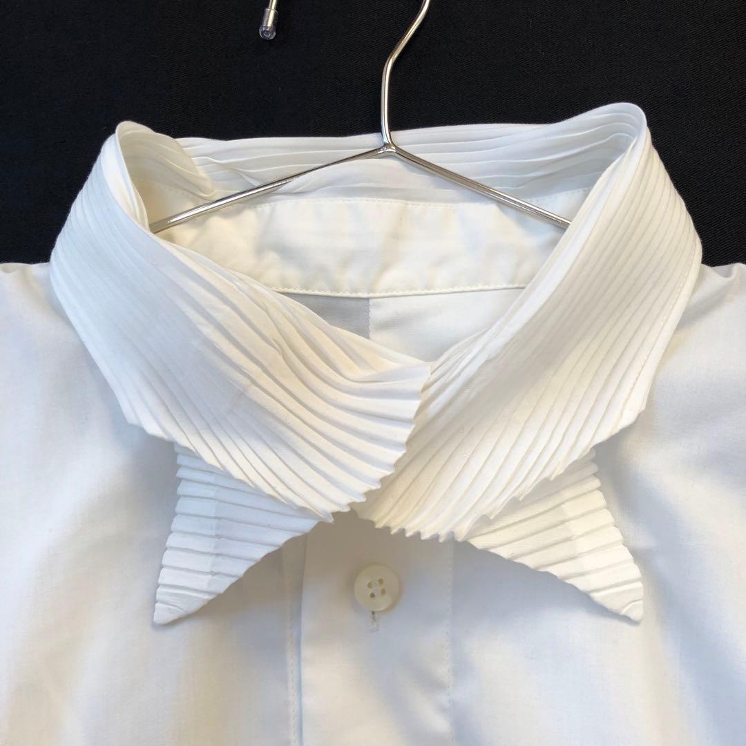 ISSEYMIYAKE 襟プリーツ長袖シャツ